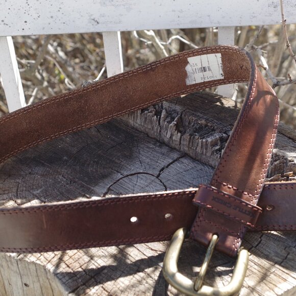 Kids Brown Leather Kettle Creek Belt - Picture 3 of 8